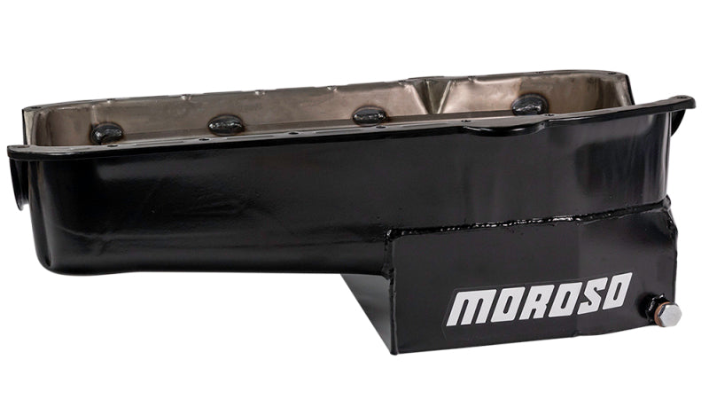 Moroso MOR21317 SBC C/T Oil Pan - 7qt. RH Dipstick