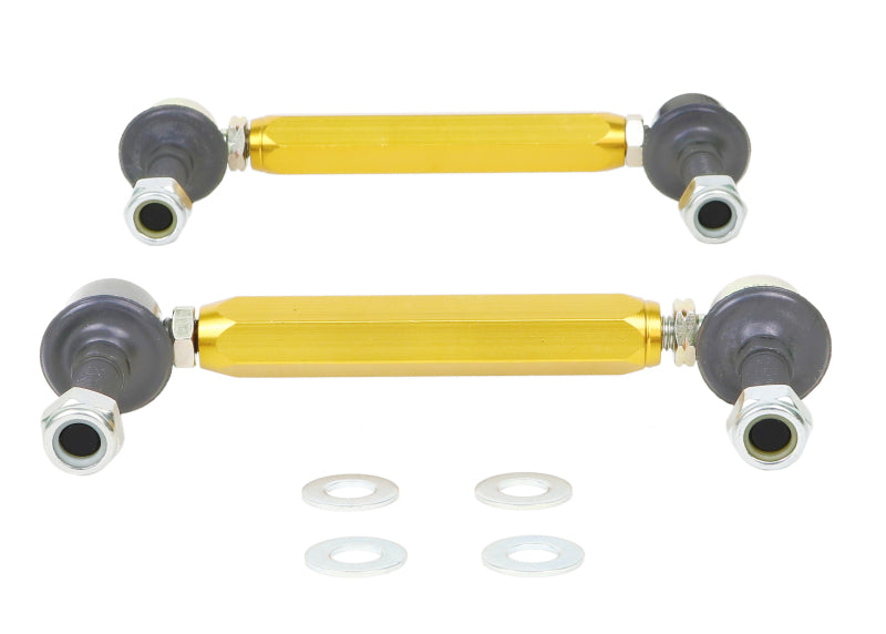 Whiteline KLC180-215 11+ Ford Ranger PX 2WD/4WD Rear Swaybar link kit-Adjustable Extra Heavy Duty Ball Link