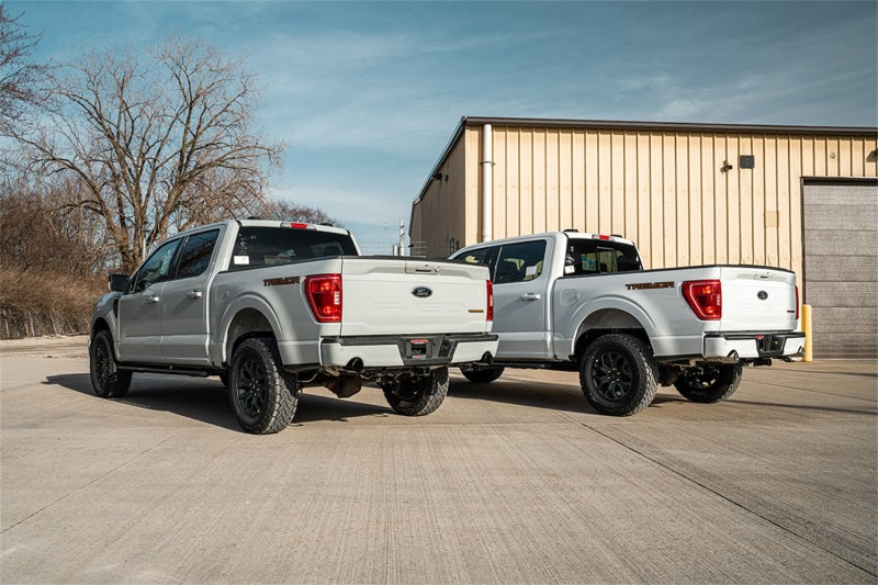 CORSA Performance 21185 Corsa 2021-2024 2023 Ford F-150 SuperCrew/5.5ft Bed 3.5L V6 Sport Cat-Back Dual Rear Exit-Polished