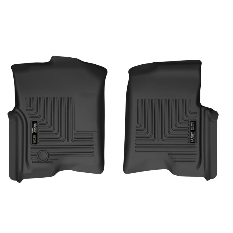 Husky Liners 55901 04-08 Ford F-150 SuperCrew Cab X-act Contour Front Floor Liner (Black)