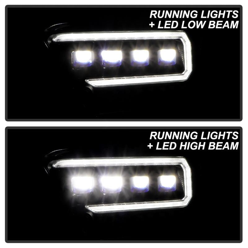 SPYDER 5088390 Spyder 16-20 Toyota Tacoma LED Model Only High-Power LED Headlights - Black PRO-YD-TT16LEDAP-BK