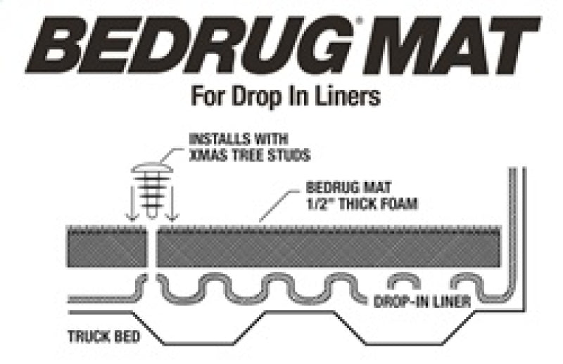 Bedrug BEDBMQ17SBD Bed Mat 17- Ford F250 6.5ft Bed