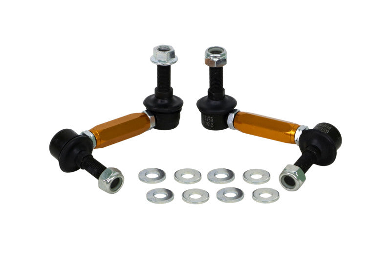 Whiteline KLC180-115 Universal Sway Bar Link Assembly Heavy Duty Adjustable Steel Ball 115mm Size