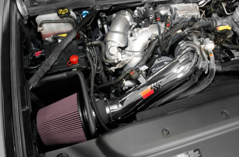 K&N Engineering 77-3101KP K&N 2017 Chevy Silverado 2500/3500HD V8-6.6L DSL Performance Air Intake Kit