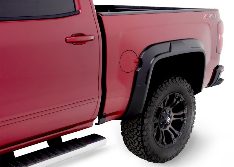 Bushwacker 40944-02 2019 Chevrolet Silverado 1500 w/ 69.3in Fleetside Bed DRT Style Flares 4pc - Black