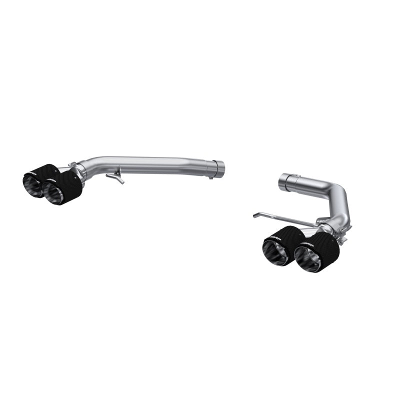 MBRP S56033CF 14-17 Audi SQ5 3.0T Dual Rear Exit Axle Back w/ Quad Carbon Fiber Tips - T304
