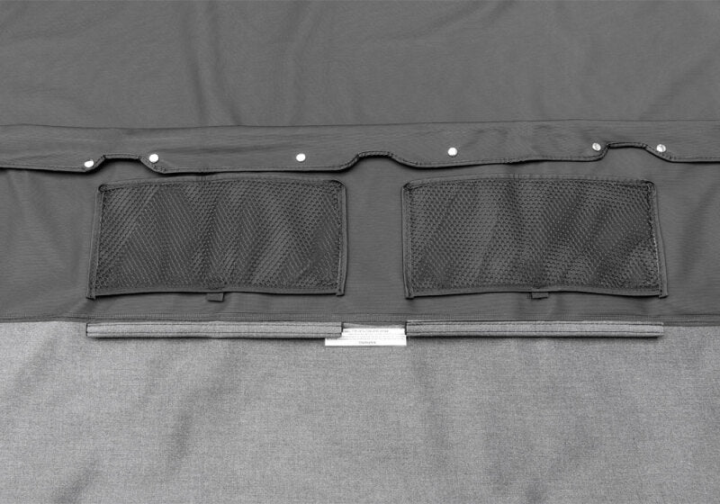 Rampage 990135 2007-2018 Jeep Wrangler(JK) Unlimited 4-Door Trailview Tonneau Top - Black Diamond