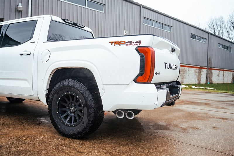 CORSA Performance 21245 Corsa 22-25 Toyota Tundra 4WD 3in Sport Cat-Back Side Exit Exhaust System w/ Twin 4in Polished Tips
