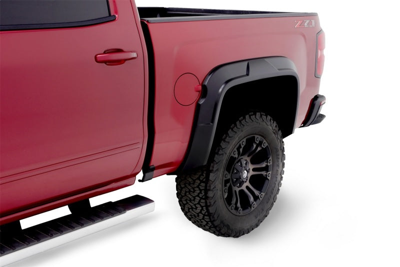 Bushwacker 40944-02 2019 Chevrolet Silverado 1500 w/ 69.3in Fleetside Bed DRT Style Flares 4pc - Black