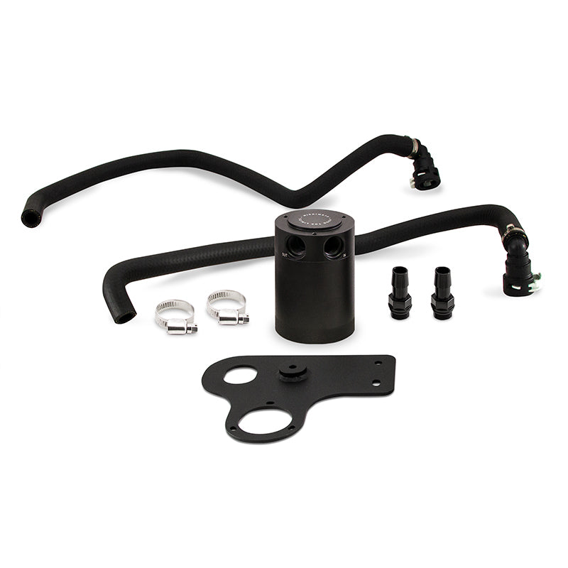 Mishimoto MMBCC-MUS8-18PBE 2018+ Ford Mustang GT Baffled Oil Catch Can - PCV Side