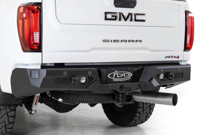 Addictive Desert Designs R270021280103 2020 GM Sierra/Silverado 2500 Bomber HD Rear Bumper w/ Blind Spot Mounts