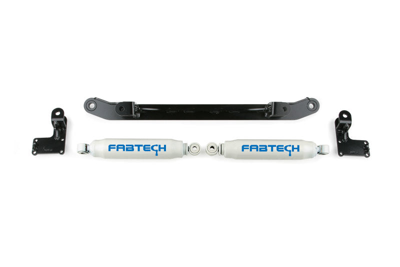 Fabtech FTS21044BK 07-14 GM C/K1500 2WD/4WD Dual Steering Stabilizer System w/Perf. Shocks