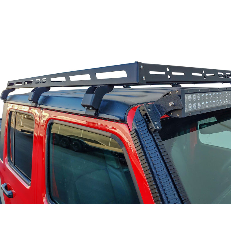 DV8 Offroad RRJL-02 07-18 Jeep Wrangler JK 4 DR / JL 2 DR & JT / 18+ Gladiator Roof Rack