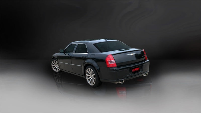 CORSA Performance 14440 Corsa 2005-2010 Dodge Charger No Towing Hitch SRT-8 6.1L V8 Polished Xtreme Cat-Back Exhaust