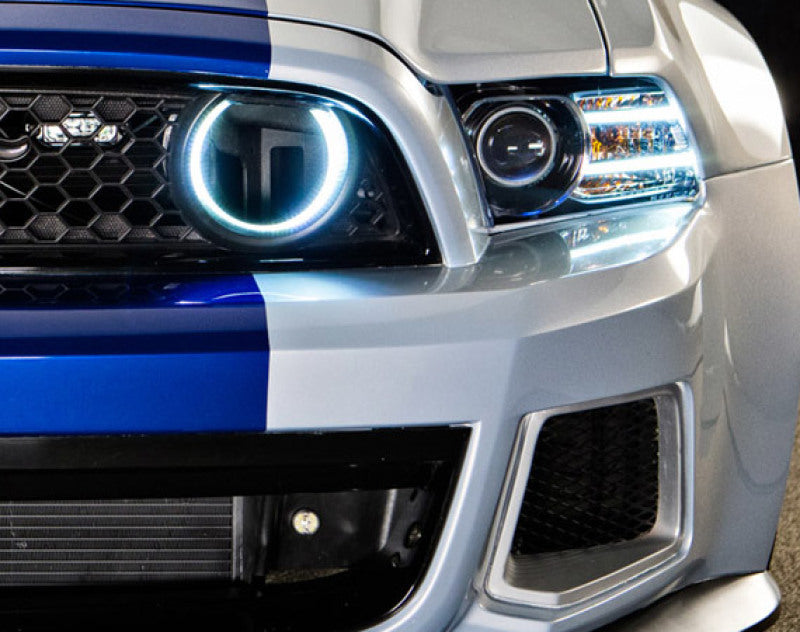 ORACLE Lighting 1334-001 Oracle Ford Mustang 10-13 WP LED Fog Halo Kit (Grille Style) - White SEE WARRANTY