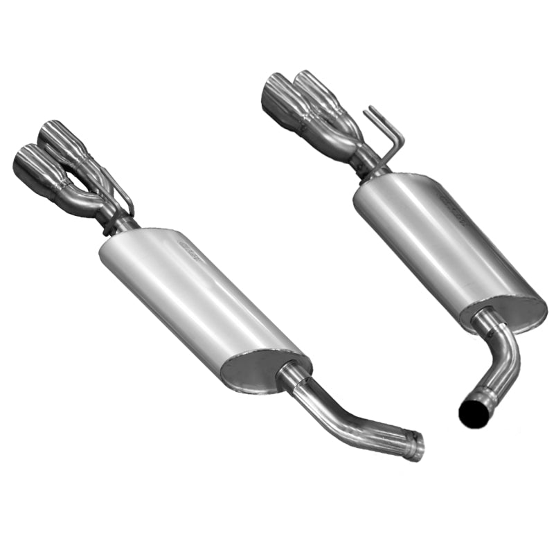Kooks Headers 25106100 Kooks 14 Chevy SS LS3 6.2L OEM 3in Axleback Exhaust. w/and Quad 3in Slash Cut Pol Tips