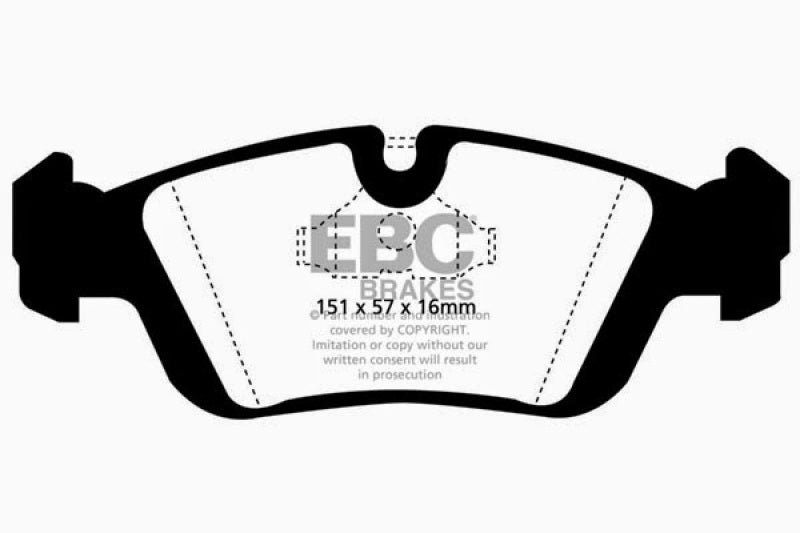 EBC DP4914R 96-98 BMW Z3 1.9 Yellowstuff Front Brake Pads