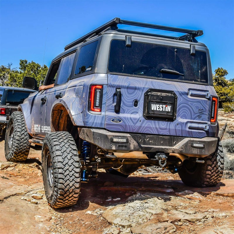 Westin 58-421255 21-23 Ford Bronco (Excl. Bronco Sport) Pro-Series Rear Bumper - Textured Black