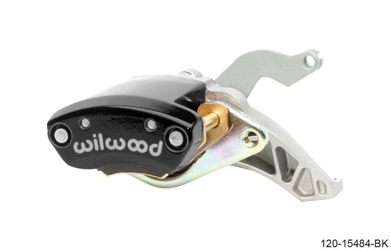 Wilwood 120-15484-BK Caliper - MC4 Mechanical Right Hand - Black 1.19in Piston 1.10in Rotor - Black