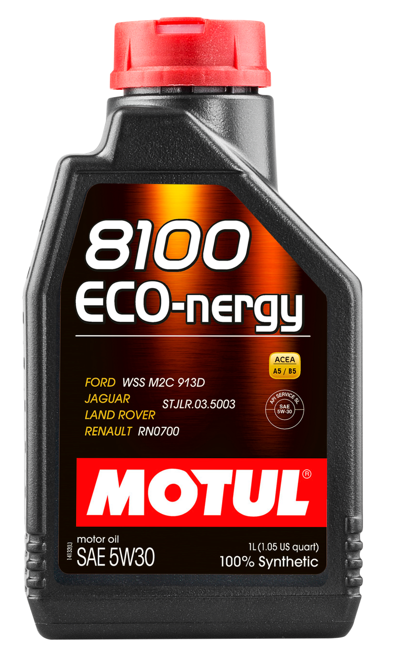 Motul 102782 1L Synthetic Engine Oil 8100 5W30 ECO-NERGY - Ford 913C