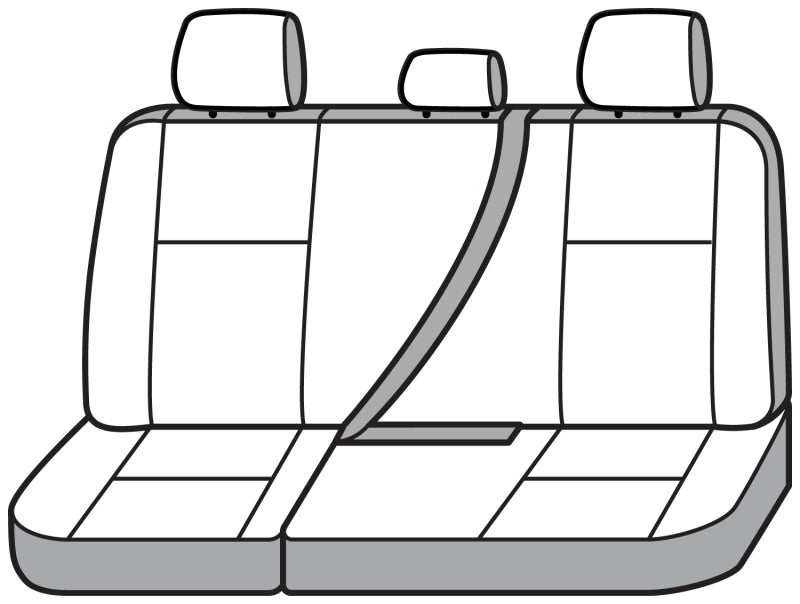 Covercraft SSC8489COBK 19-24 Chevrolet Silverado Carhartt Super Dux SeatSaverSecond Row Seat Covers - Blk