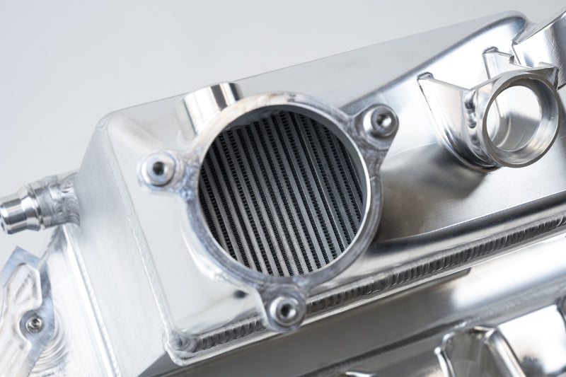 CSF 8233B BMW M2/M3/M4 S58 Comp & Non-Comp (G8X) Charge-Air Cooler Manifold - Thermal Dispersion Black