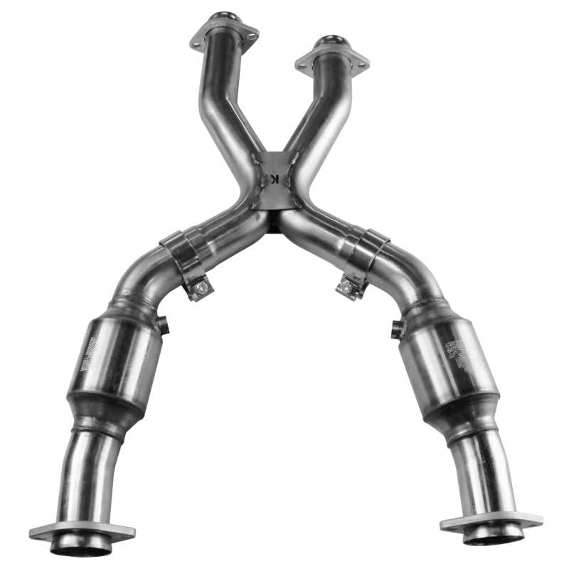 Kooks Headers 11203240 Kooks 99-04 Ford Mustang GT / Cobra 2 1/2in In x 2 1/2in OEM Out Cat SS X Pipe Kooks HDR Req