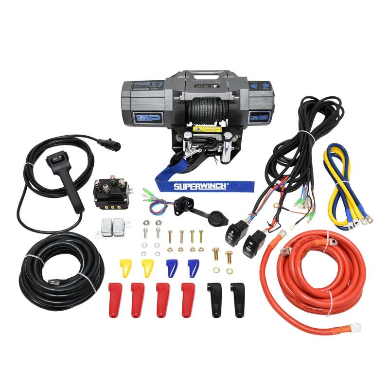 Superwinch 1135240 3500 LBS 12V DC 7/32in x 40ft Steel Rope Roller Fairlead SP 35 Winch