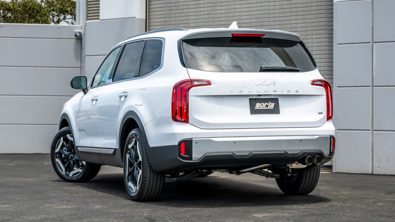 Borla 11980BC 20-22 Hyundai Palisade/2023 Kia Telluride 3.8L V6 S-Type Axle-Back Exhaust w/ Black Chrome Tip