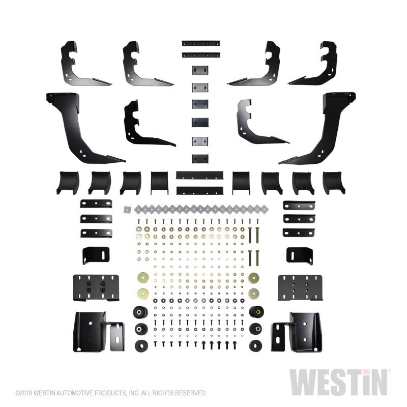 Westin 28-534705 19-21 RAM 1500 Crew Cab R5 M-Series Wheel-to-Wheel Nerf Step Bars - Black