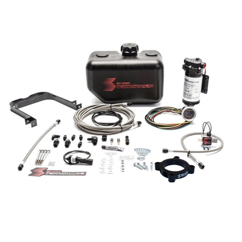 Snow Performance SNO-2135-BRD Stg 2 Boost Cooler 13-18 Ford Focus ST Water Inj Kit (SS Braided Line/4AN Fittings)