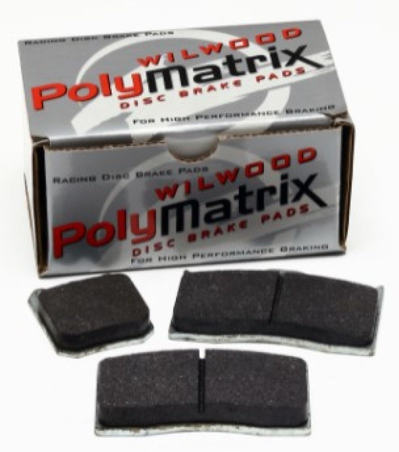 Wilwood 15E-9837K PolyMatrix Pad Set - 7812 E Dynapro Dynalite-w/Bridge Bolt