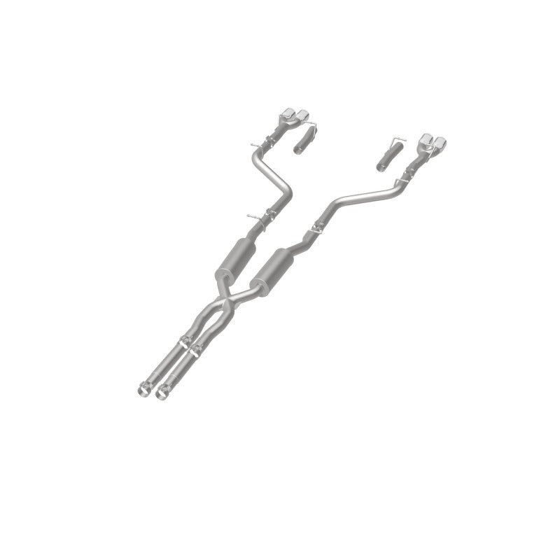 Magnaflow 19217 MagnaFlow Cat-Back, SS, 2.5in, Quad Split Rear 3.5in Tip 2015 Dodge Challenger 3.6L V6