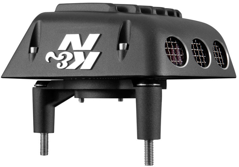 K&N Engineering RK-3950 K&N Street Metal Intake System for 01-16 Harley Davidson Softail/Dyna - Shaker Black