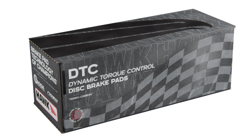 Hawk Performance HB350G.496 Hawk 90-01 Acura Integra (excl Type R) / 98-00 Civic Coupe Si DTC-60 Race Rear Brake Pads