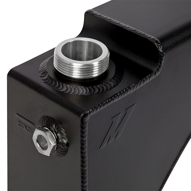 Mishimoto MMRT-F2D-99EMWBK 99-03 Ford 7.3L Powerstroke Aluminum Degas Tank - Micro-Wrinkle Black