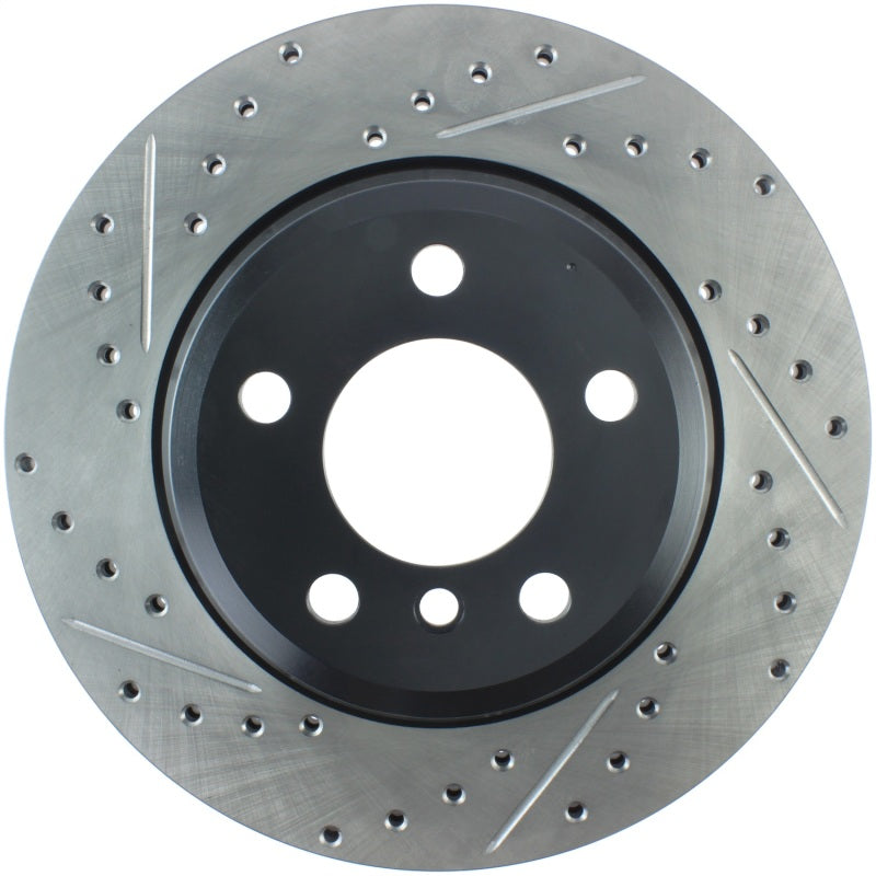 Stoptech 127.34141R StopTech 12-16 BMW 335i Slotted & Drilled Rear Right Rotor