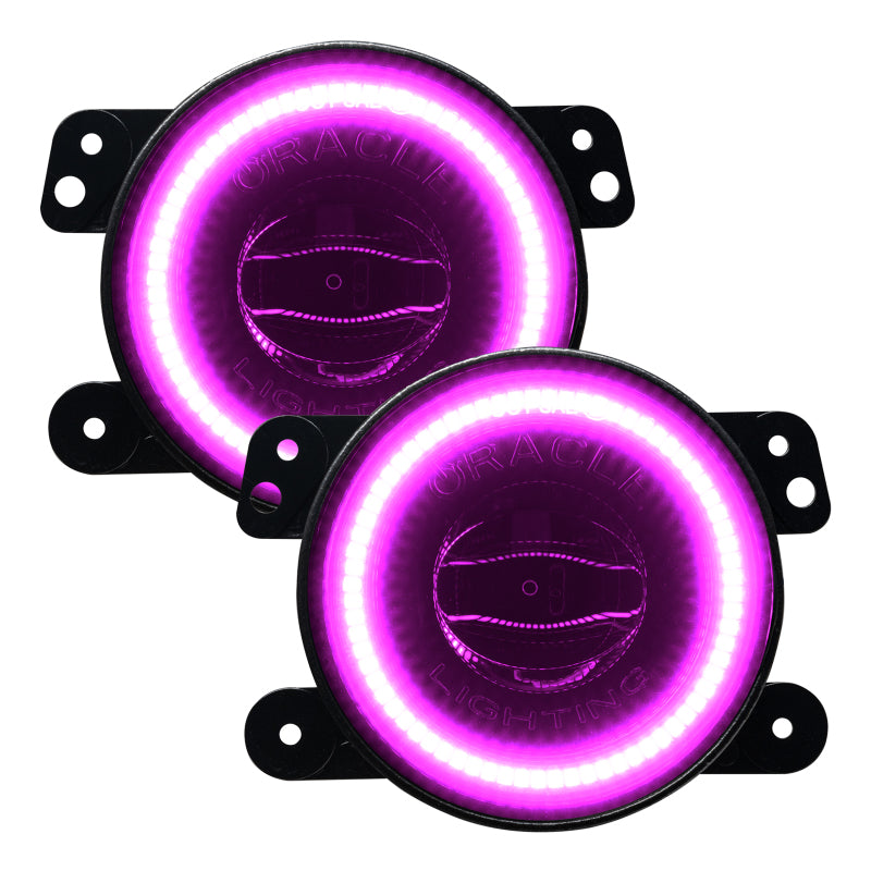 ORACLE Lighting 5846-332 Oracle Jeep Wrangler JK/JL/JT High Performance W LED Fog Lights - ColorSHIFT - Dynamic SEE WARRANTY