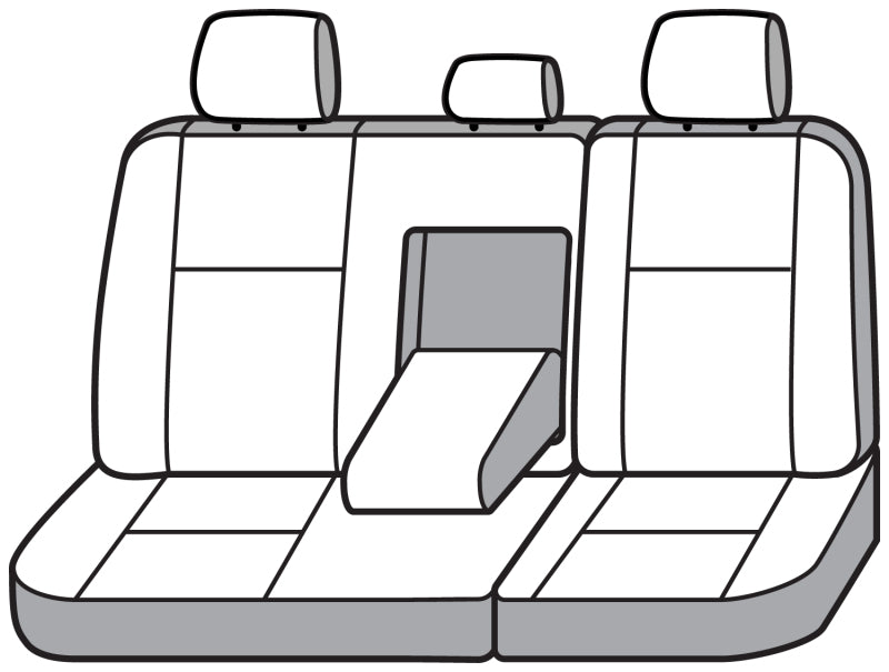 Covercraft SS8396PCCH 11-24 Dodge RAM Polycotton SeatSaver Custom Second Row Seat Covers - Charcoal