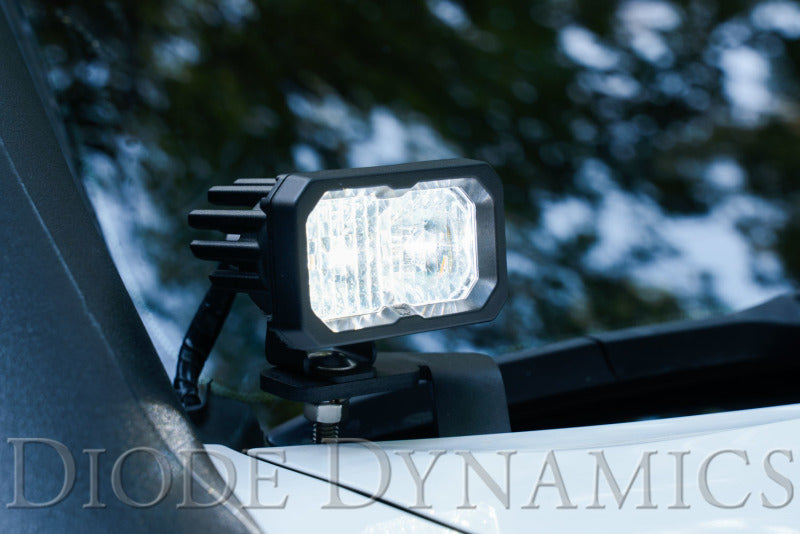 Diode Dynamics DD6388P Stage Series 2 In LED Pod Sport - White Combo Standard ABL (Pair)