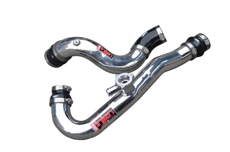 Injen SES9200ICPWR 15-19 Ford Mustang 2.3L EcoBoost Aluminum Intercooler Piping Kit - Wrinkle Red