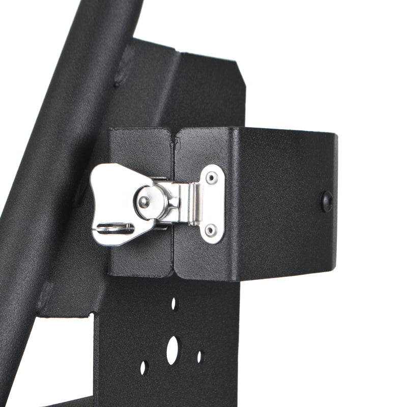 Go Rhino 701011T 18-24 Jeep Wrangler JL/JLU/JT Front Fender Jack Mount for Hi-Lift Jack - Tex. Blk