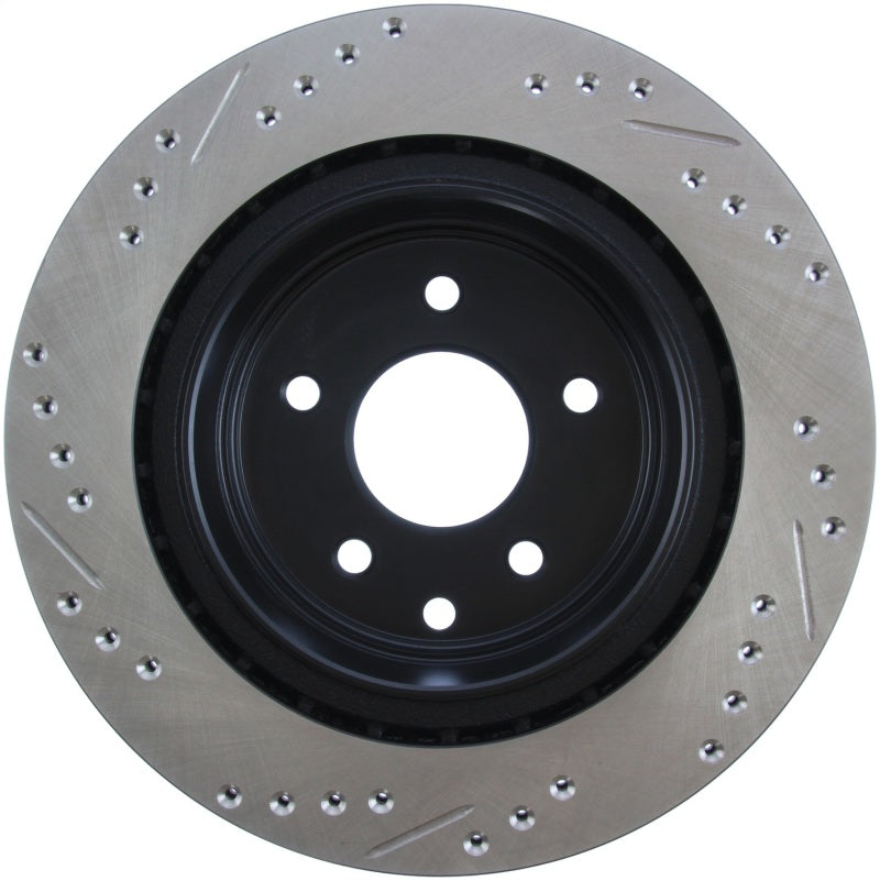 Stoptech 127.42088L StopTech 06-07 350Z / 05-07 G35 / 06-07 G35X SportStop Slotted & Drilled Rear Left Rotor