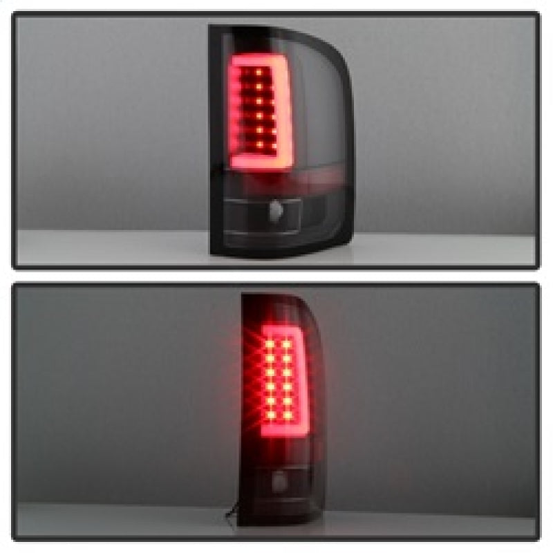 SPYDER 5084088 Spyder 07-13 Silverado (Will Not Work w/2010 921 Bulb) V3 LED Tail Lghts Blk ALT-YD-CS07V3-LBLED-BK