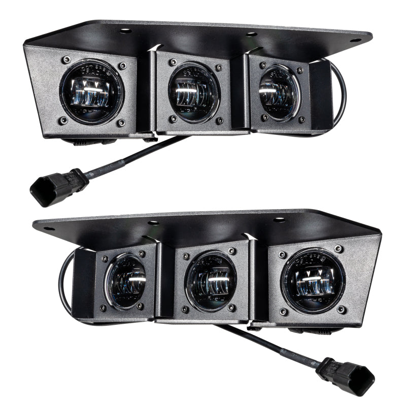 ORACLE Lighting 5890-001 21-22 Ford Bronco Triple LED Fog Light Kit for Steel Bumper - White SEE WARRANTY