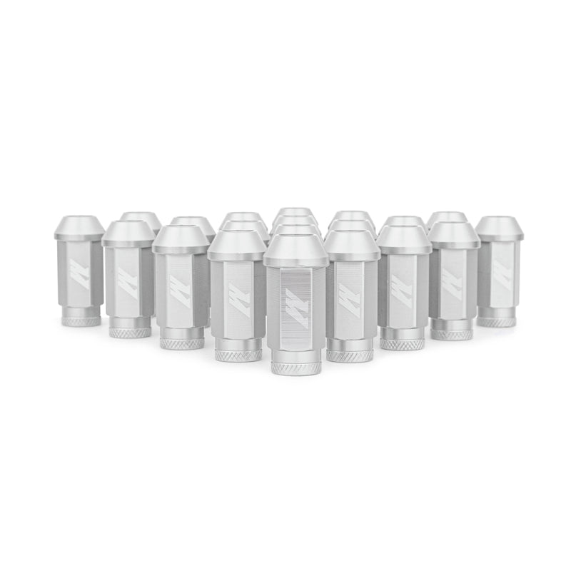 Mishimoto MMLG-125-20LSL Aluminum Locking Lug Nuts M12x1.25 20pc Set Silver