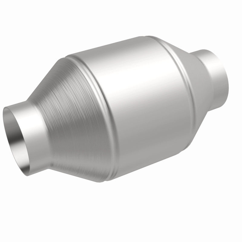 Magnaflow 51656 MagnaFlow Conv Univ 2.5in Inlet/Outlet Center/Center Round 3in Body L x 5in W x 8.75in Overall L