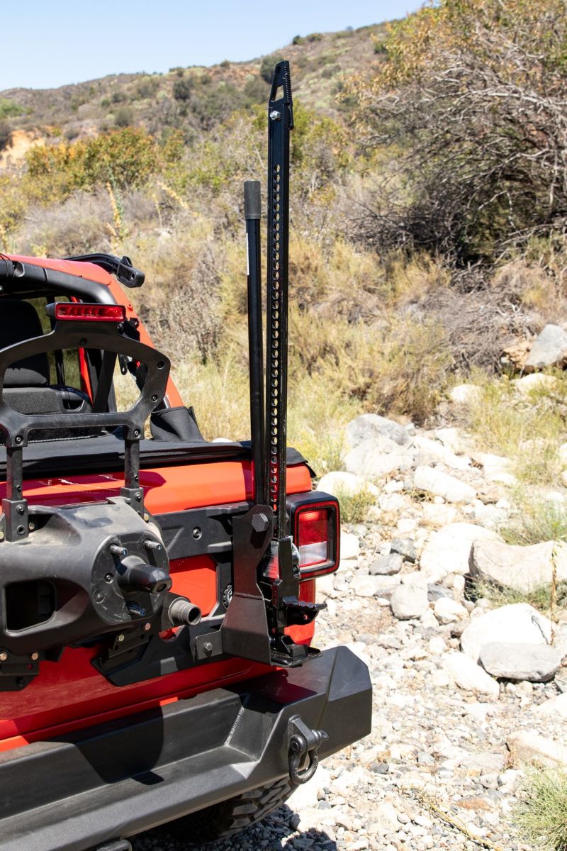 Rampage 86690 2007-2019 Jeep Wrangler(JL) Offroad Jack Mount - Black