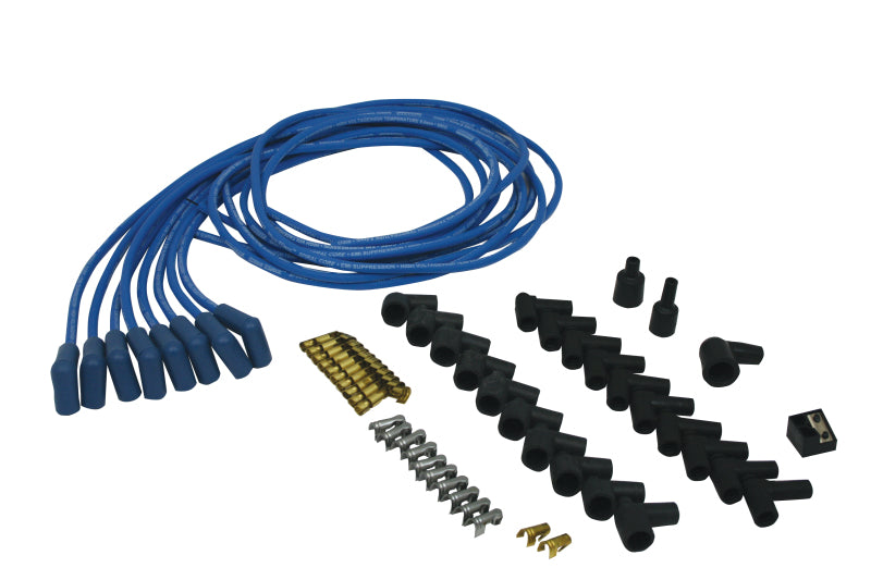 Moroso MOR73225 Blue Max Ignition Wire Set - Blue