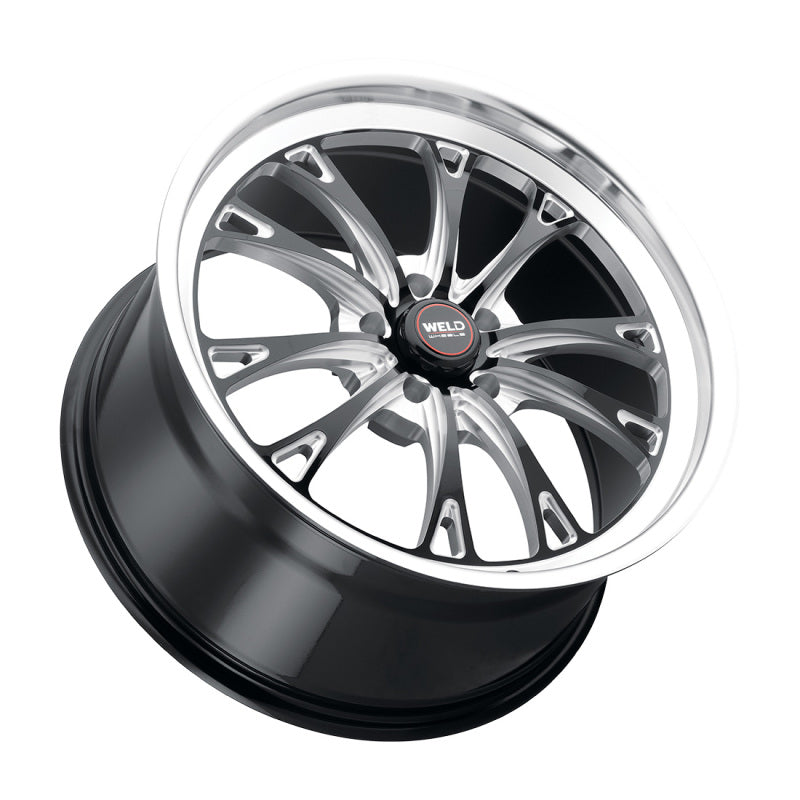 Weld S15700575P38 S157 20X10.5 Belmont Drag 5X127 ET38 BS7.25 Gloss Black MIL Dia 71.5
